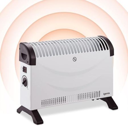 GADz 2000 W White Portable Convector Heater (Wired)